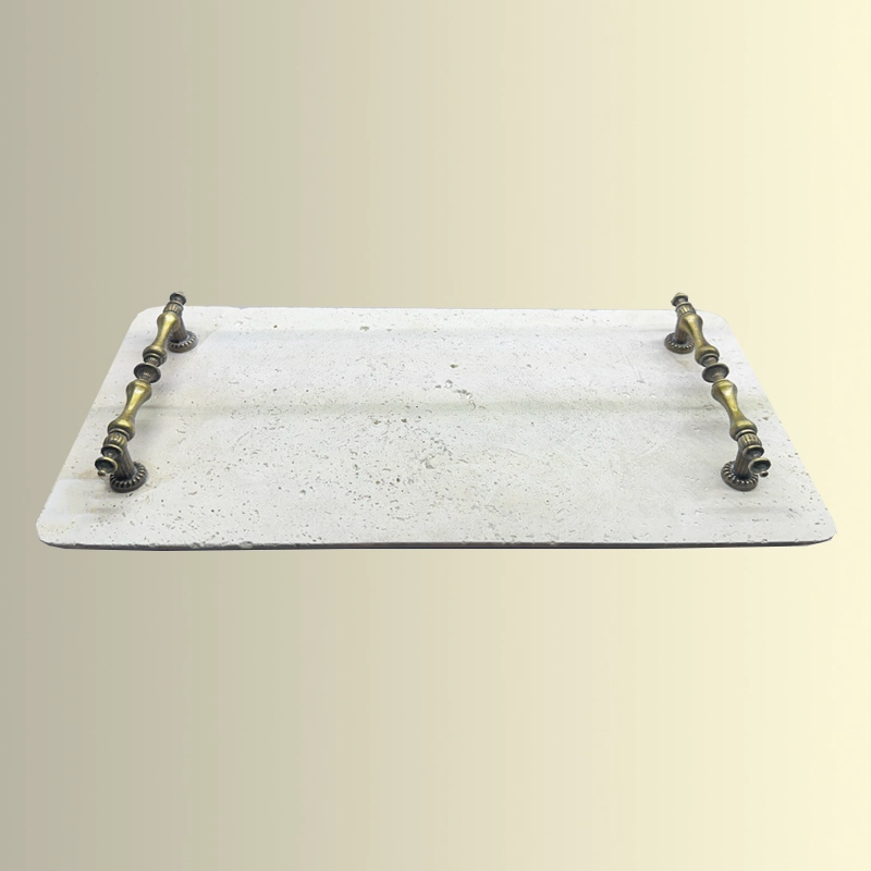 Stone tray with T handle